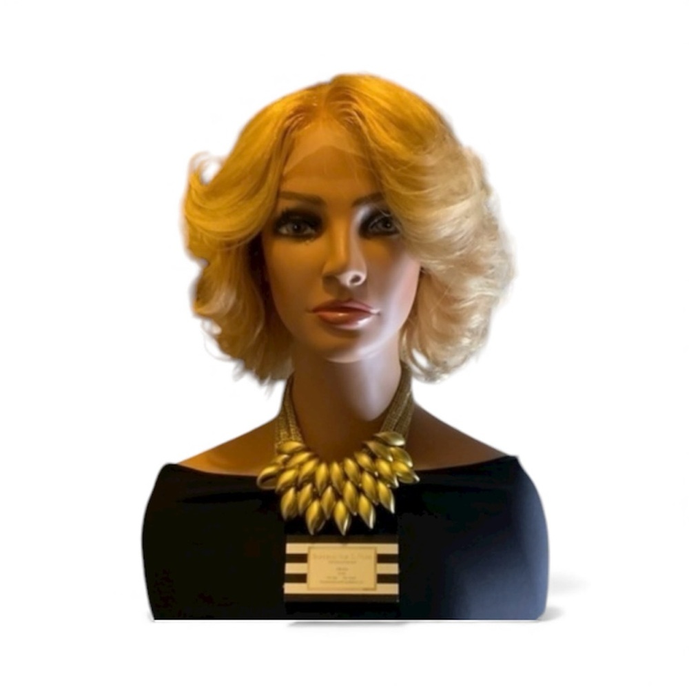 BC227 4x4 lace closure Human Hair Wig 8”